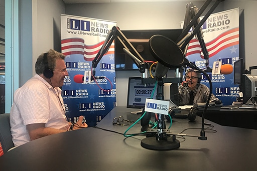 Kevin Gersh being Interviewed on LI News Radio