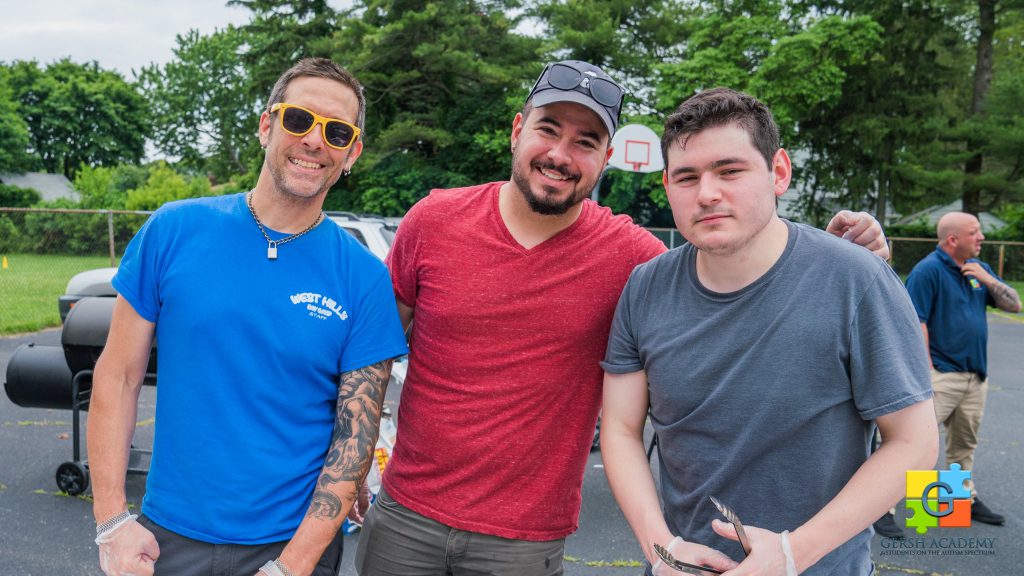 Gersh Experience Staff and Student at the Father's Day BBQ